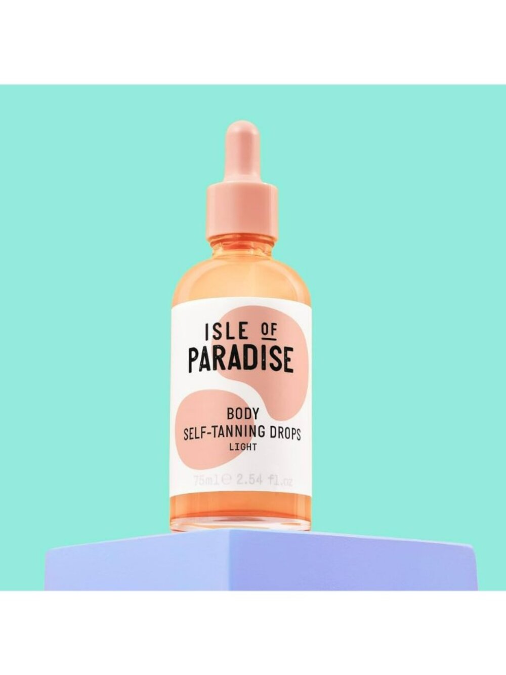 Isle Of Paradise Light Self-Tanning Drops For Face & Body Vegan Cruelty-Free Org